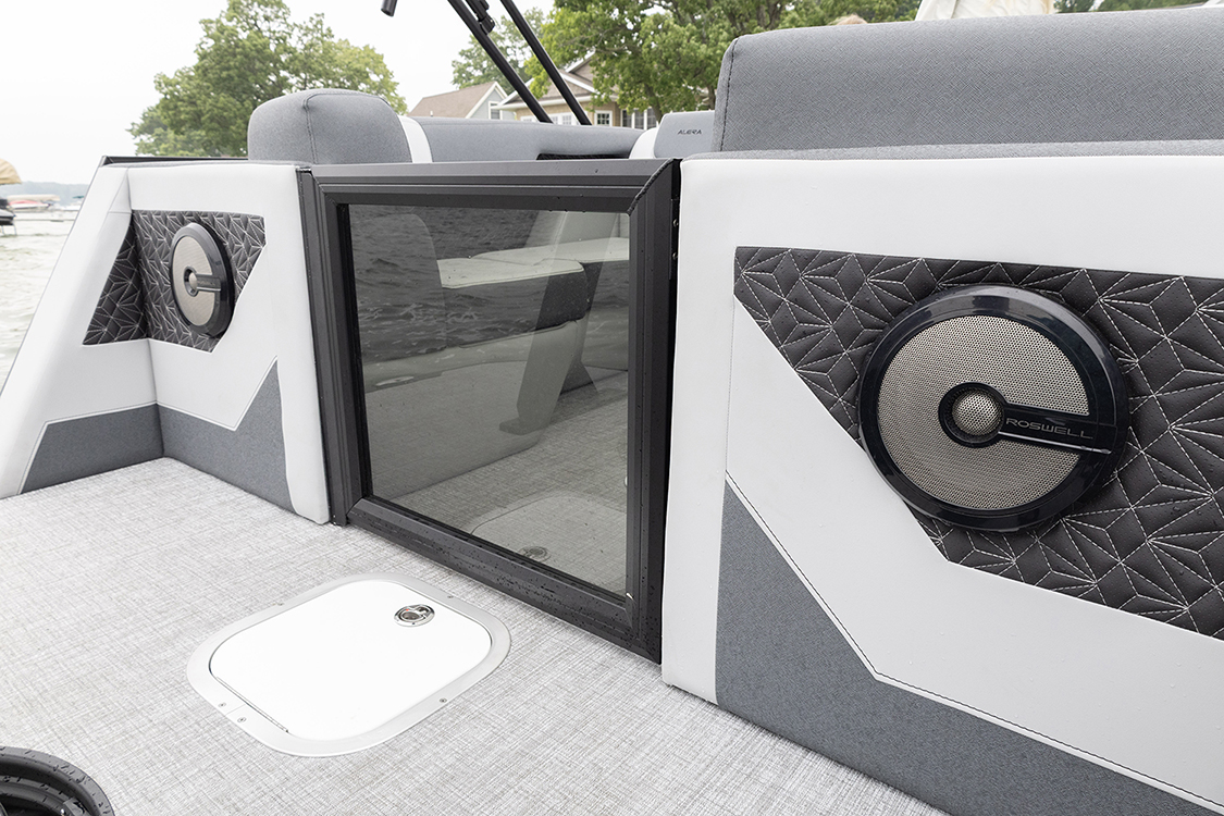 Roswell Speakers on Alera Boat