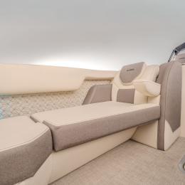 Roswell R1 Premium Audio Package built into interior panels of Alera 25L for an immersive audio experience aboard.